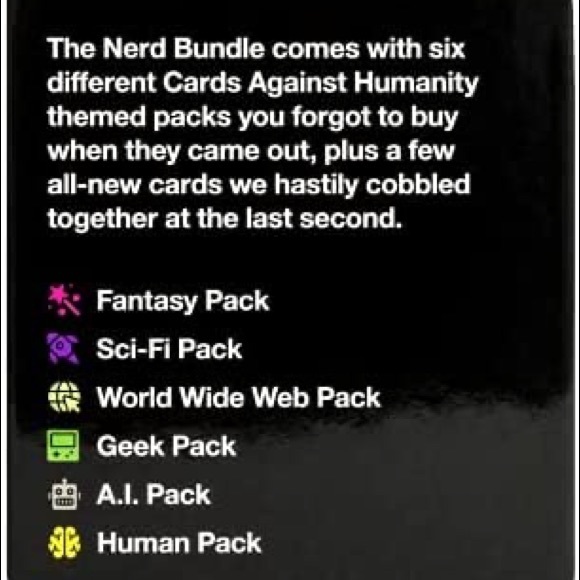 Cards Against Humanity Nerd Bundle Brand New !! - Picture 4 of 4